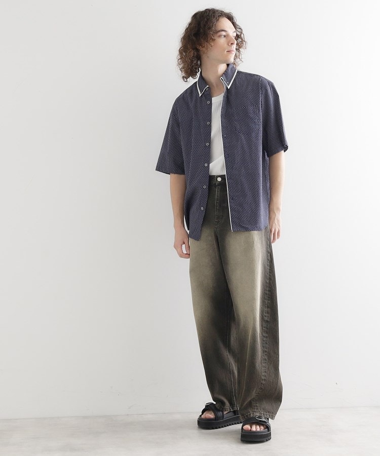 ティーケー タケオ キクチ(tk.TAKEO KIKUCHI)の2枚衿ドット柄シャツ11