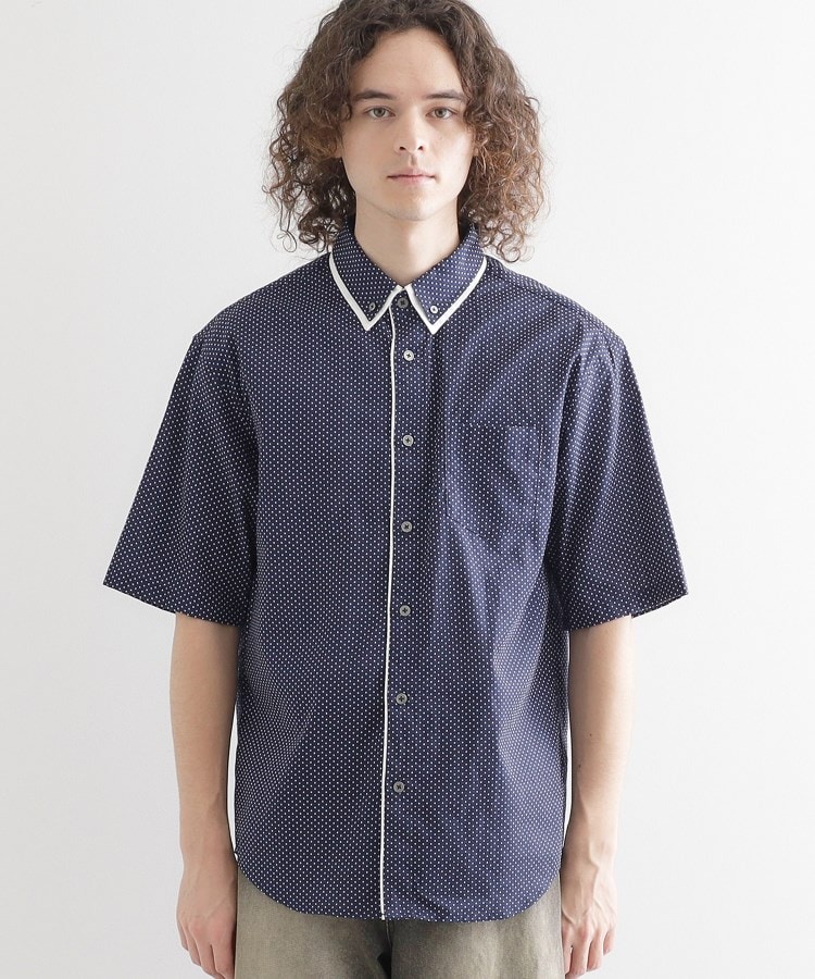 ティーケー タケオ キクチ(tk.TAKEO KIKUCHI)の2枚衿ドット柄シャツ13