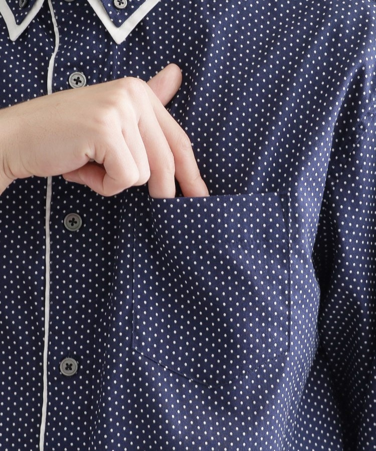 ティーケー タケオ キクチ(tk.TAKEO KIKUCHI)の2枚衿ドット柄シャツ18