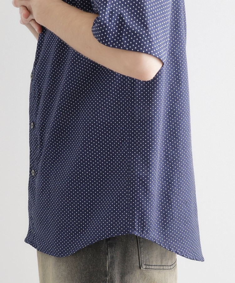 ティーケー タケオ キクチ(tk.TAKEO KIKUCHI)の2枚衿ドット柄シャツ19