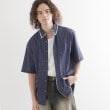 ティーケー タケオ キクチ(tk.TAKEO KIKUCHI)の2枚衿ドット柄シャツ ネイビー(094)