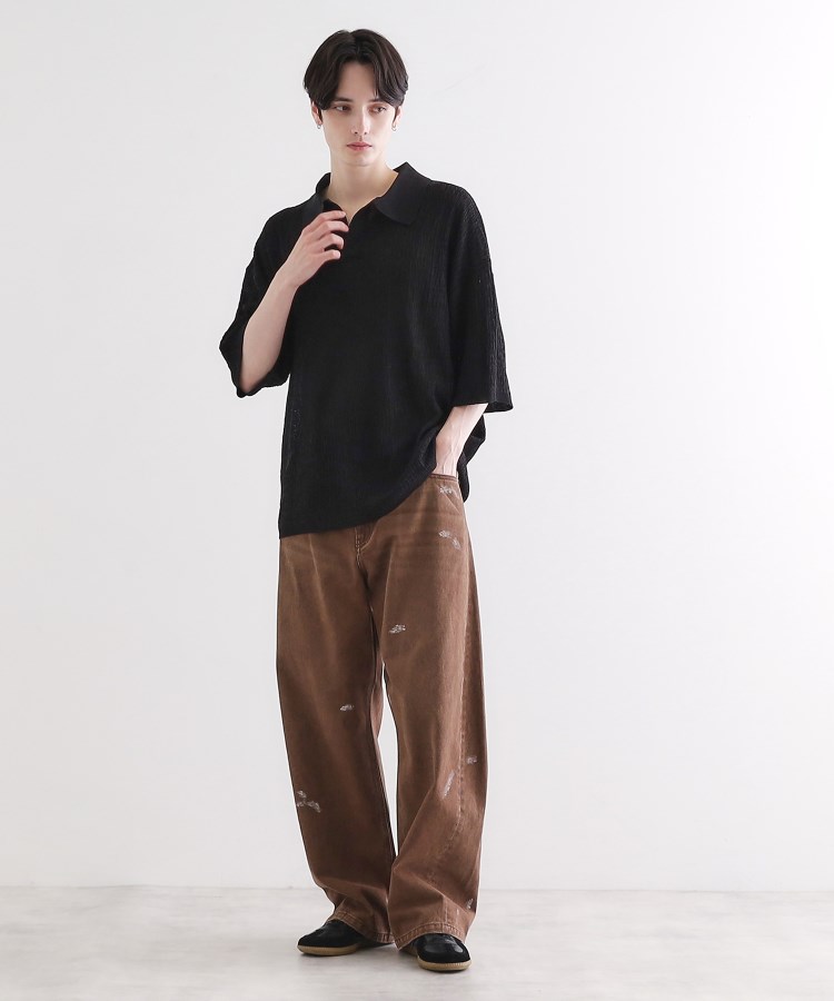 ティーケー タケオ キクチ(tk.TAKEO KIKUCHI)のスキッパーニットポロシャツ7