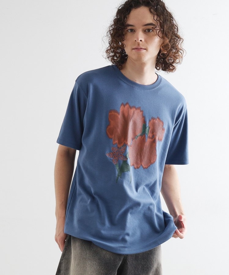 ティーケー タケオ キクチ(tk.TAKEO KIKUCHI)のボカシフラワーTシャツ9