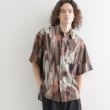 ティーケー タケオ キクチ(tk.TAKEO KIKUCHI)の梨地ボカシプリントシャツ ブラウン(043)