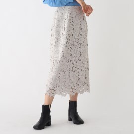 エージー バイ アクアガール(AG by aquagirl)のフラワーレースタイトスカート ミモレスカート
