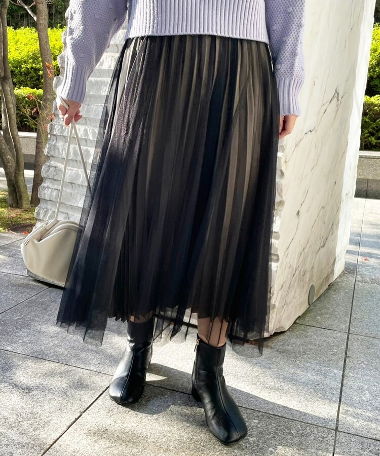 エージー バイ アクアガール(AG by aquagirl)のチュール×サテンフレアスカート18