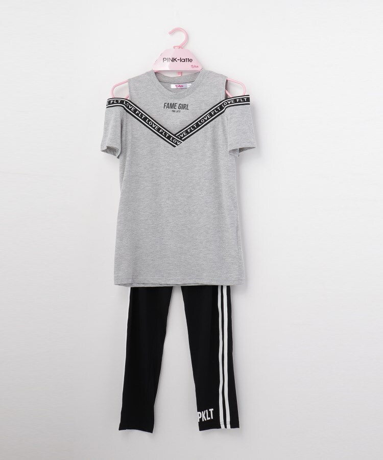 天竺半袖長パンツルームウェア パジャマ セット World Online Store Select Pink Latte ピンク ラテ ワールド オンラインストア World Online Store