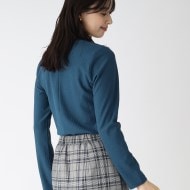 ◇シボ加工 ハイネックトップス【WEB限定サイズ】(カットソー ◇シボ加工 ハイネックトップス【WEB限定サイズ】(カットソー