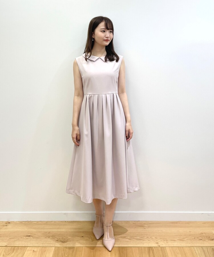 ◇【DRESS】ステンカラーワンピース【WEB限定サイズ】（ミドル
