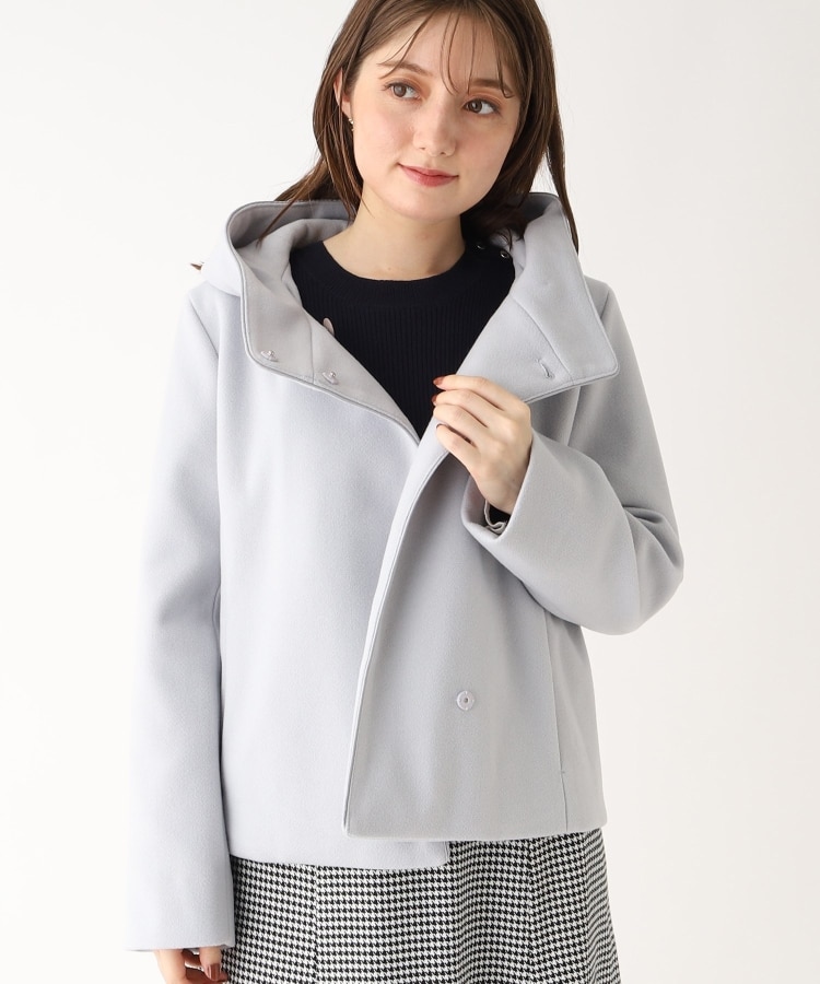 ◇カットメルトンショートコート【WEB限定サイズ】(スタンド ◇カットメルトンショートコート【WEB限定サイズ】(スタンド