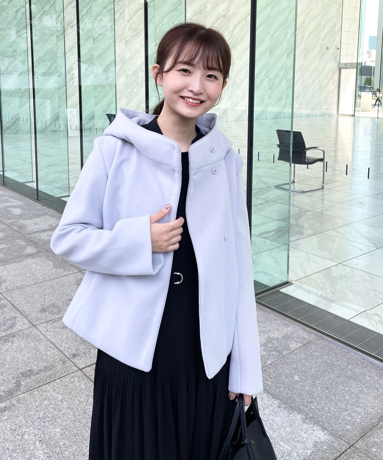 ◇カットメルトンショートコート【WEB限定サイズ】(スタンド ◇カットメルトンショートコート【WEB限定サイズ】(スタンド