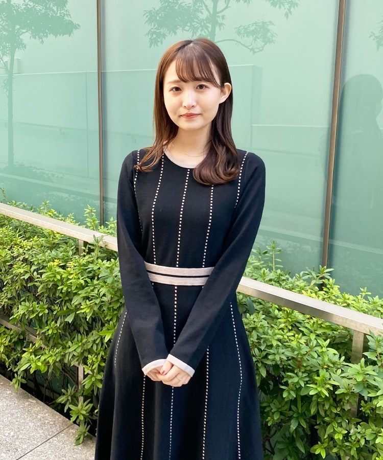 ◇バイカラーニットワンピース(ミドルワンピース) | index ◇バイカラーニットワンピース(ミドルワンピース) | index