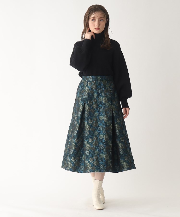 ◇アンゴラブレンド タートルネックウォッシャブルニット