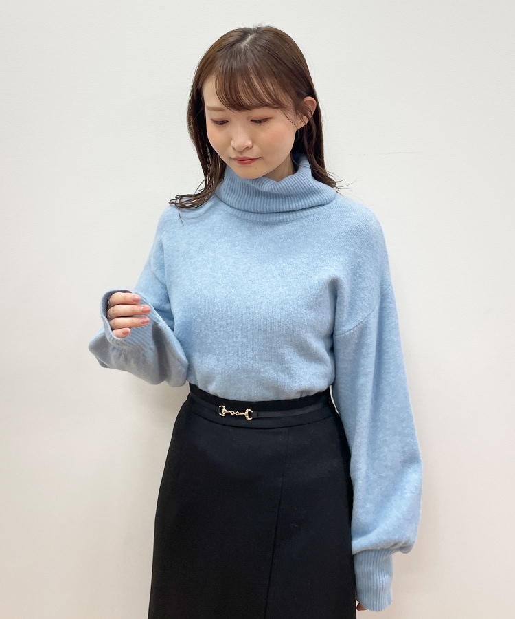 ◇アンゴラブレンド タートルネックウォッシャブルニット（ニット/セーター） | index（インデックス）| ワールド オンラインストア |  WORLD ONLINE STORE