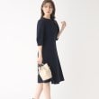 インデックス(index)の【DRESS】ダブルフェイス フィット＆フレアワンピース16