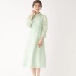 インデックス(index)の【DRESS】オールレースワンピース カーキ&グリーン(020)