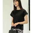 インデックス(index)のアイスタッチ サイドボタンTシャツ【接触冷感/洗濯機洗い可】 ブラック(019)