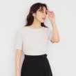 インデックス(index)の《5color/S-LLsize》ワイドリブボートネックトップス【洗濯機洗い可/接触冷感】13