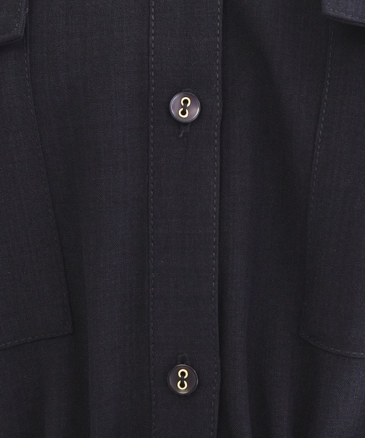 インデックス(index)の《6color/S-LLsize》ダブルポケットシャツワンピース【吸水速乾/防シワ/抗ピル/洗濯機洗い可】16