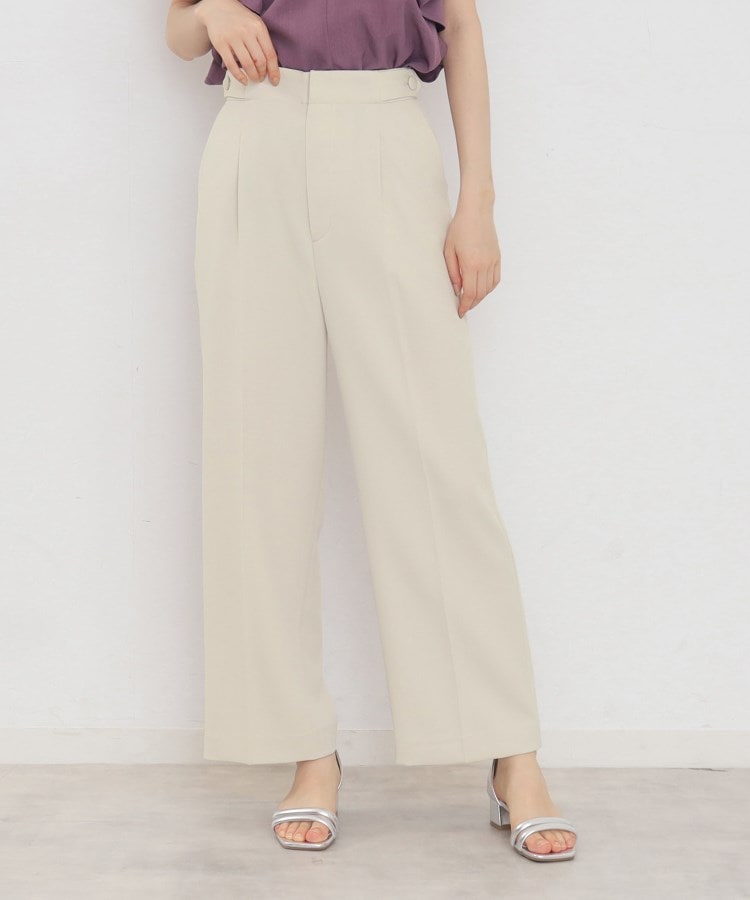 ≪5color≫ストレッチワイドパンツ【吸水速乾/防シワ/コラーゲン ≪5color≫ストレッチワイドパンツ【吸水速乾/防シワ/コラーゲン