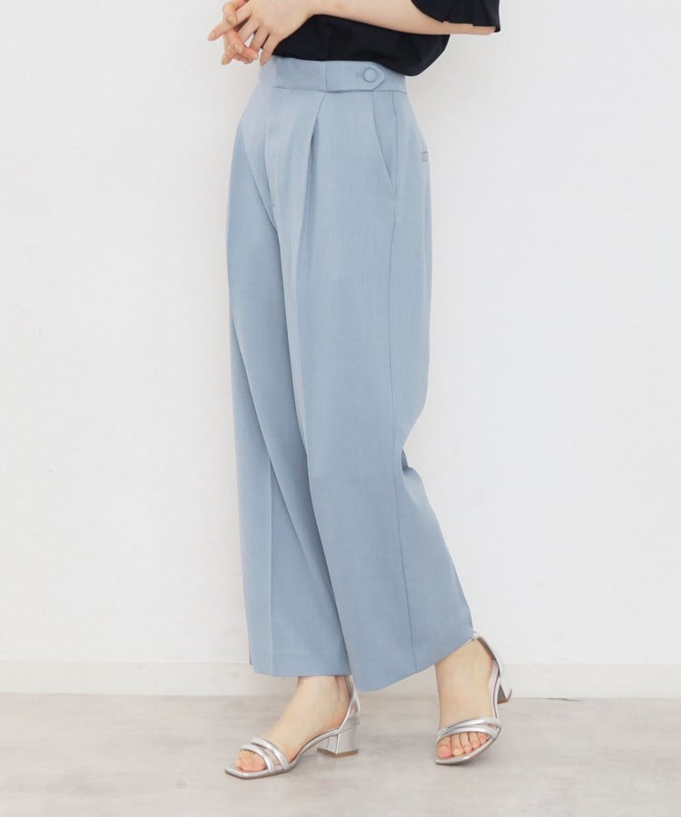 ≪5color≫ストレッチワイドパンツ【吸水速乾/防シワ/コラーゲン ≪5color≫ストレッチワイドパンツ【吸水速乾/防シワ/コラーゲン