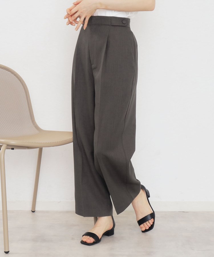 ≪5color≫ストレッチワイドパンツ【吸水速乾/防シワ/コラーゲン ≪5color≫ストレッチワイドパンツ【吸水速乾/防シワ/コラーゲン