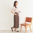 インデックス(index)のリネンタッチ ガウチョパンツ/セットアップ対応【防シワ/吸水速乾/イージーアイロン/洗濯機洗い可】3