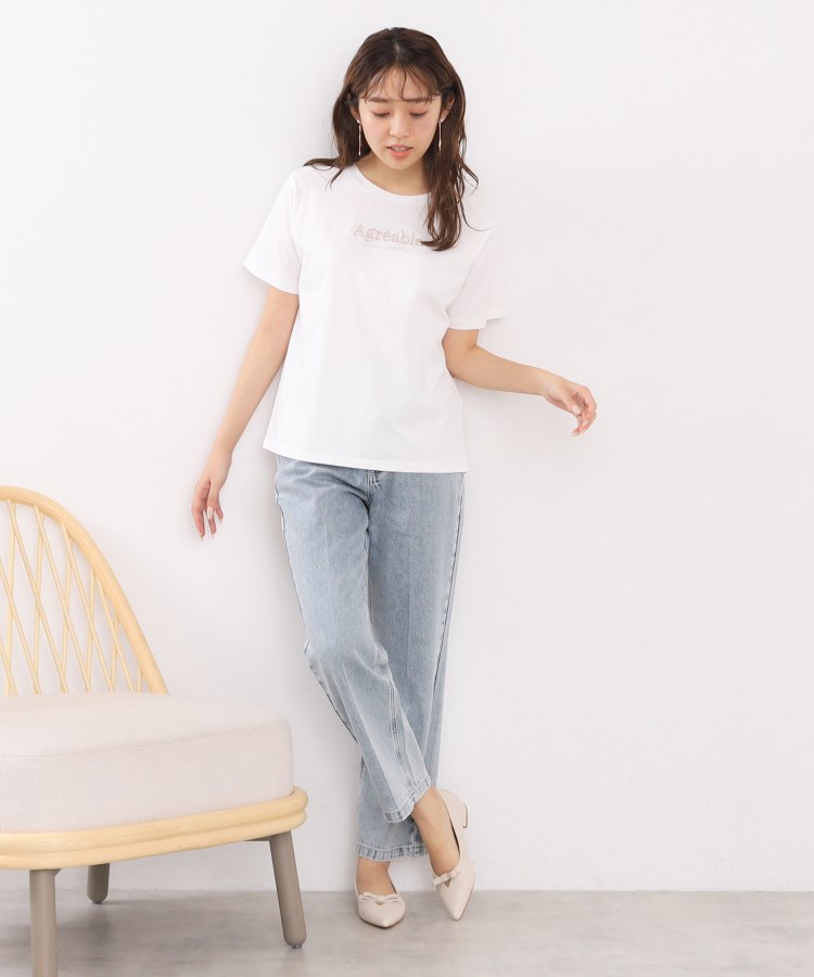 UV シルケットゆるTシャツ【接触冷感/洗濯機洗い可】(Tシャツ UV シルケットゆるTシャツ【接触冷感/洗濯機洗い可】(Tシャツ