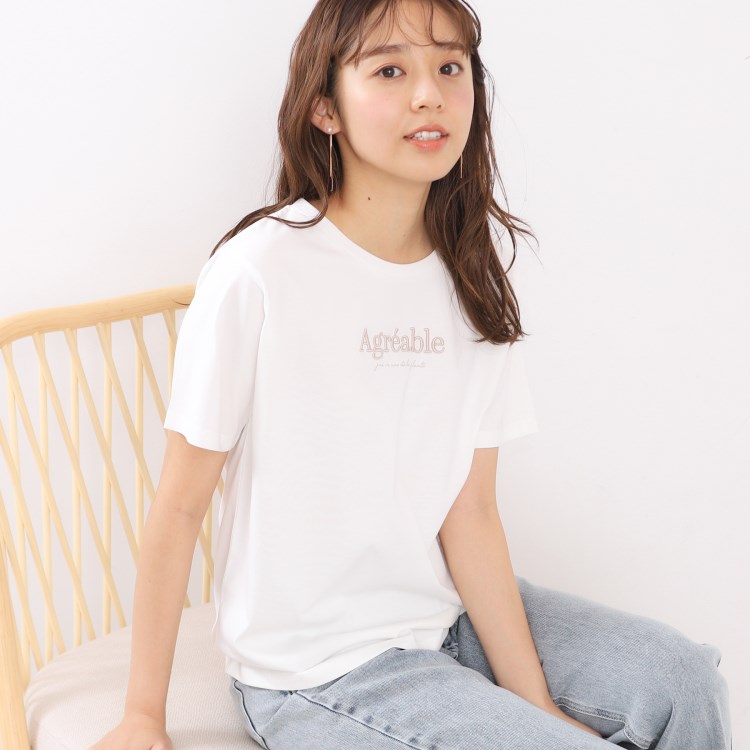 インデックス(index)のシルケットゆるTシャツ【洗濯機可・接触冷感・UVケア】 Ｔシャツ