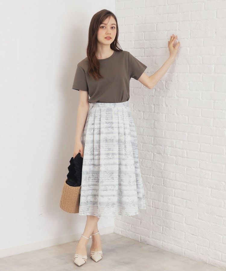 インデックス(index)の≪8color/S-LLsize≫透け感軽減バックシャンTシャツ【UVケア/接触冷感/洗濯機洗い可】2
