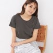 インデックス(index)の≪8color/S-LLsize≫透け感軽減バックシャンTシャツ【UVケア/接触冷感/洗濯機洗い可】 チャコールグレー(814)