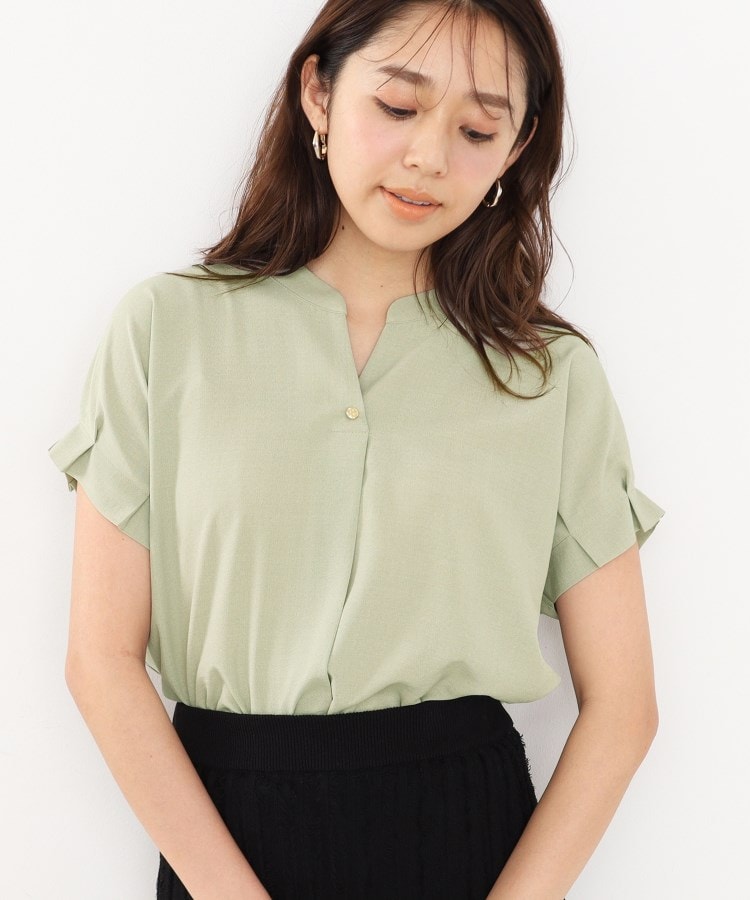 7color/S-LLsize》バックシャンスキッパーブラウス【洗濯機洗い 7color/S-LLsize》バックシャンスキッパーブラウス【洗濯機洗い