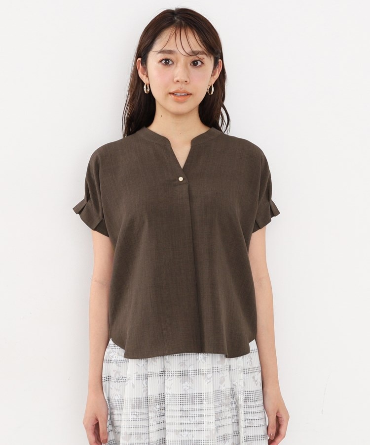7color/S-LLsize》バックシャンスキッパーブラウス【洗濯機洗い 7color/S-LLsize》バックシャンスキッパーブラウス【洗濯機洗い