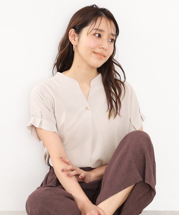 7color/S-LLsize》バックシャンスキッパーブラウス【洗濯機洗い 7color/S-LLsize》バックシャンスキッパーブラウス【洗濯機洗い