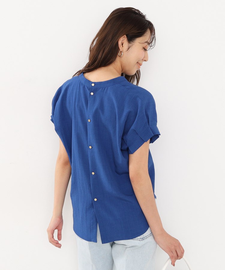 7color/S-LLsize》バックシャンスキッパーブラウス【洗濯機洗い 7color/S-LLsize》バックシャンスキッパーブラウス【洗濯機洗い