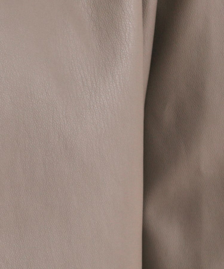 インデックス(index)のシンセティックレザーノーカラーブルゾン【洗える】10