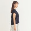 インデックス(index)の《5color》サイドボタン付き フレンチスリーブトップス【接触冷感/洗濯機洗い可】22