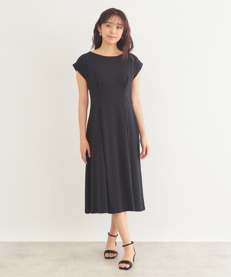 インデックス(index)の《5color/S-LLsize》UV ウエストタックフレアワンピース【接触冷感/洗濯機洗い可】19