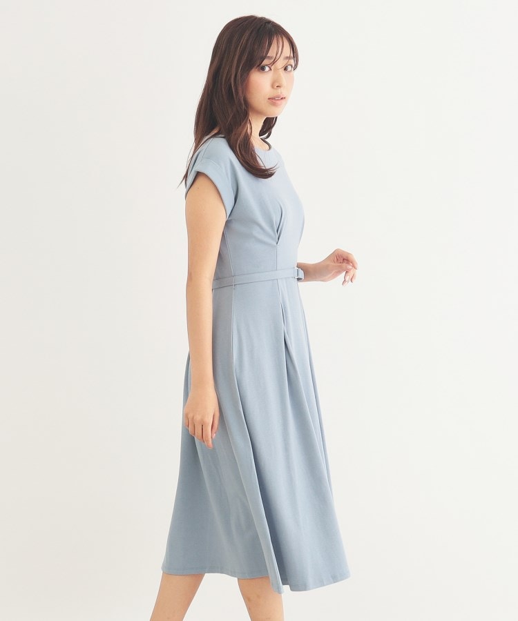 インデックス(index)の《5color/S-LLsize》UV ウエストタックフレアワンピース【接触冷感/洗濯機洗い可】5