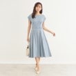 インデックス(index)の《5color/S-LLsize》UV ウエストタックフレアワンピース【接触冷感/洗濯機洗い可】6