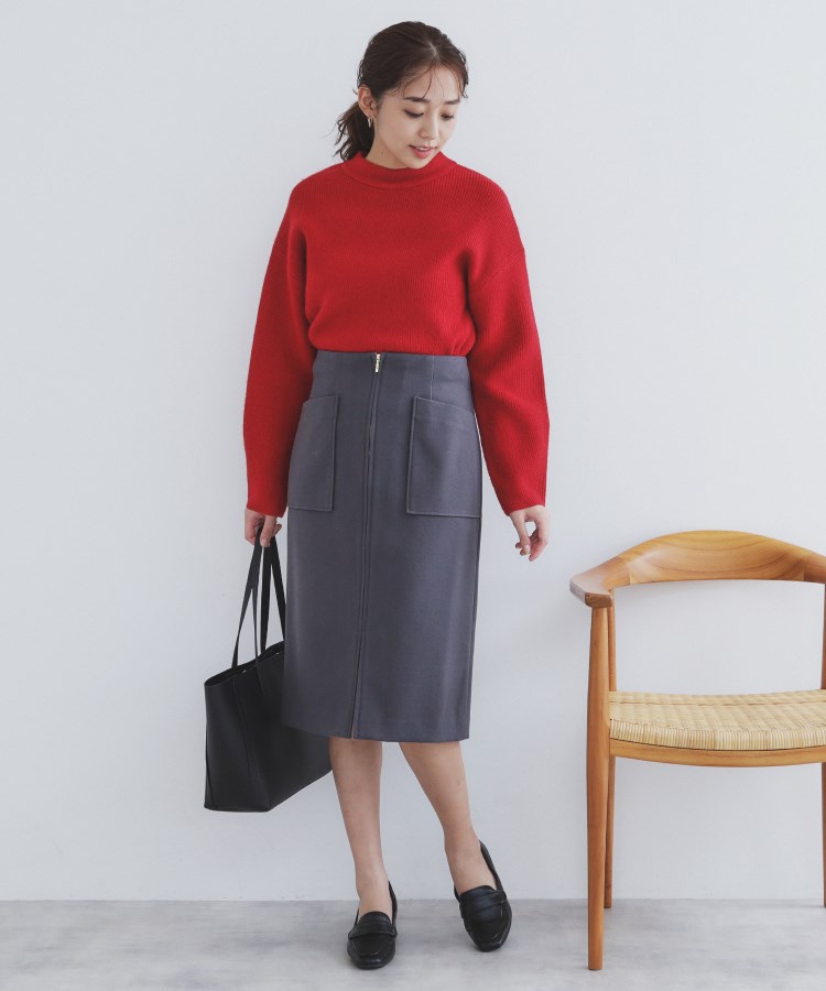 6color/S-LLsize》片畦ハイネックニット【洗濯機洗い可 6color/S-LLsize》片畦ハイネックニット【洗濯機洗い可