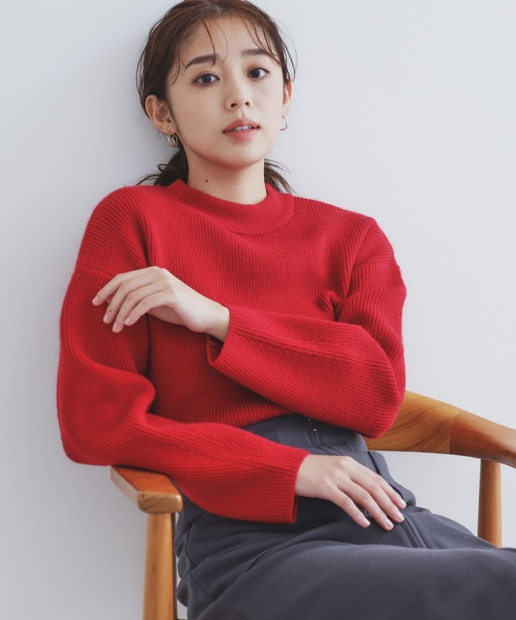 6color/S-LLsize》片畦ハイネックニット【洗濯機洗い可 6color/S-LLsize》片畦ハイネックニット【洗濯機洗い可