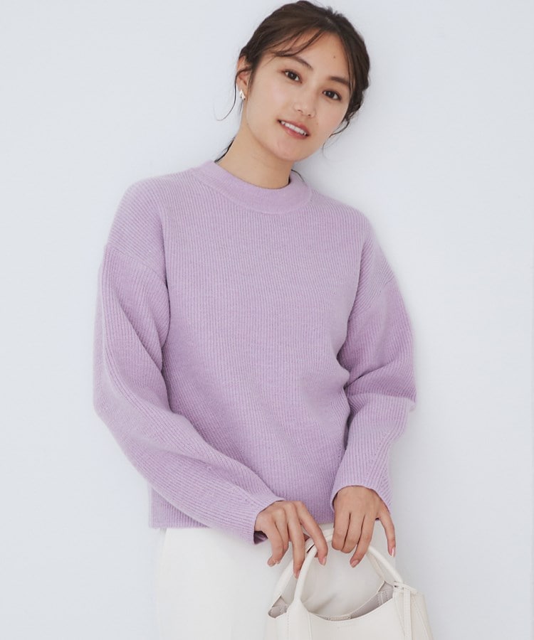 6color/S-LLsize》片畦ハイネックニット【洗濯機洗い可 6color/S-LLsize》片畦ハイネックニット【洗濯機洗い可
