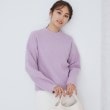 インデックス(index)の《6color/S-LLsize》片畦ハイネックニット【洗濯機洗い可】 ラベンダー(880)