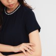 インデックス(index)のUV ストレッチポンチビジューネックトップス【接触冷感/洗濯機洗い可】18