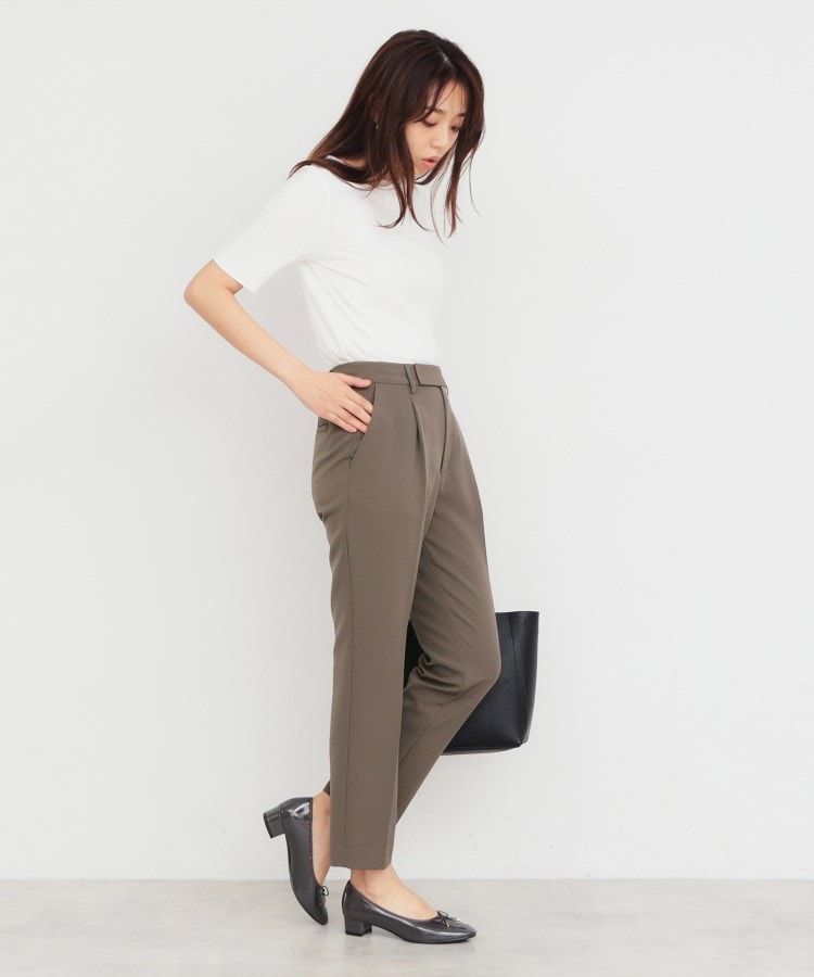 ストレッチテーパードパンツ/セットアップ対応 【洗濯機洗い可 ストレッチテーパードパンツ/セットアップ対応 【洗濯機洗い可