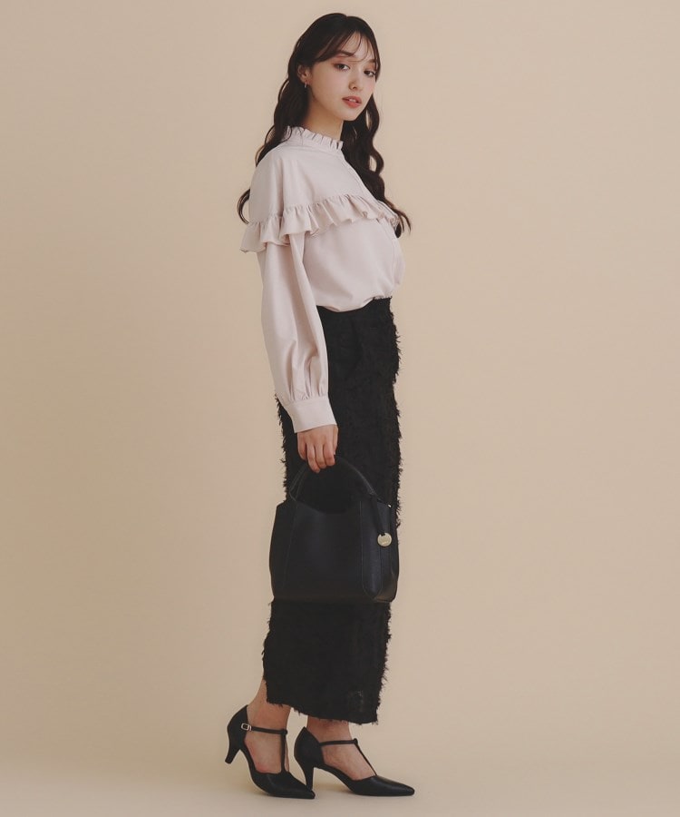 美人百花掲載》カットジャカードタイトスカート/セットアップ 美人百花掲載》カットジャカードタイトスカート/セットアップ