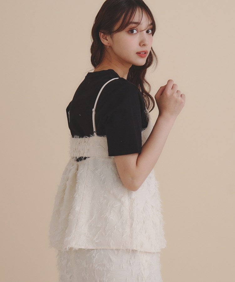 andGIRL掲載》カットジャカードキャミソール/セットアップ対応 andGIRL掲載》カットジャカードキャミソール/セットアップ対応
