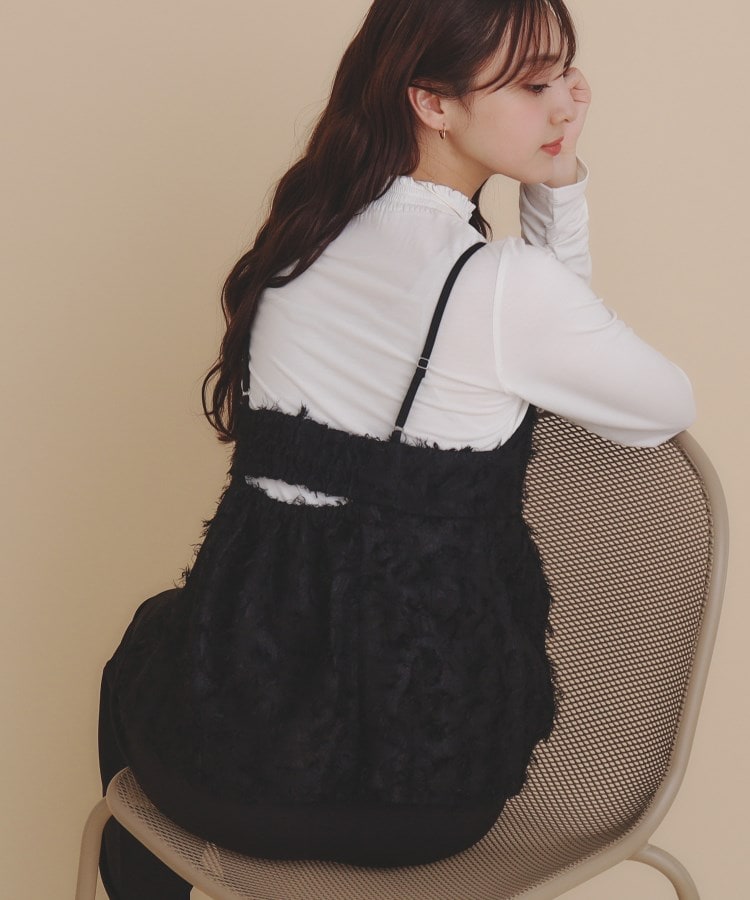 andGIRL掲載》カットジャカードキャミソール/セットアップ対応 andGIRL掲載》カットジャカードキャミソール/セットアップ対応