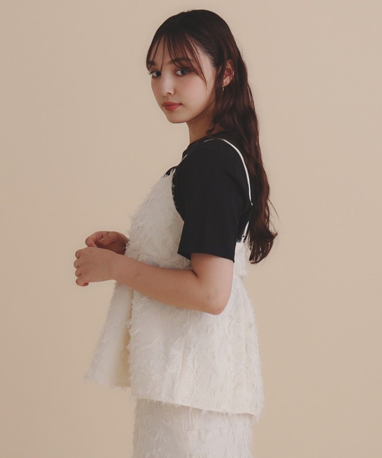 andGIRL掲載》カットジャカードキャミソール/セットアップ対応 andGIRL掲載》カットジャカードキャミソール/セットアップ対応